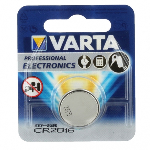   Varta Lithium 6016 (CR2016), 1 .  