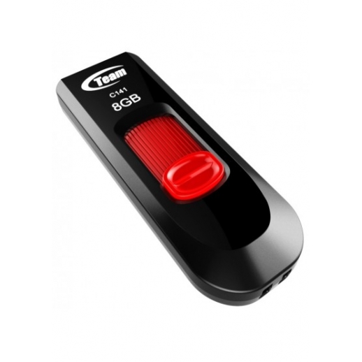  USB 2.0, 8 Gb, USB Team C141 Red (TC1418GR01)