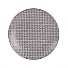 Тарелка обеденная круглая 27 см Papercut Grey LOSK