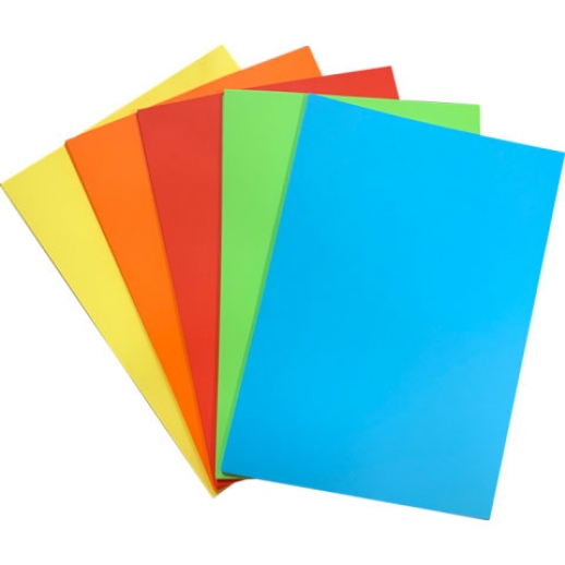 Набор цветной бумаги Интенсив A4 80 г/м2 5 цветов 250 листов